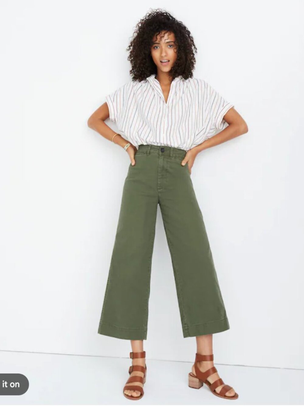 Madewell Emmett Wide-Leg Crop Pants